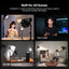 ULANZI 100W RGB Portable LED Video Light w DC Power Adapter, 111Wh Build-in Battery Metal Mini Adjustable Color Temperature COB Continuous Output Lighting Handheld Spotlight 2700K-6500K for Video