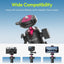 ULANZI MT-91 Flexible Octopus Tripod for Phone, GoPro&Camera, 3‑in‑1 Mini Tripod w Bluetooth Remote, CKA Quick Release w 1/4 Screw, GoPro Adapter, 360 Adjustable for Vlogging, Selfies, Video Recording