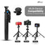 HIFFIN HST-61 Selfie Stick Tripod, 63” Professional Tripod with Wireless Remote, Portable Travel Tripod Stand Compatible with Smartphones & Cameras for Vlogging/Video Recording/Live Streaming