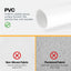 HIFFIN 60x120cm White PVC Photography Backdrop – Matte Vinyl Non-Reflective Background for Product, Food & Jewellery Shooting | Easy Clean, Reusable & Ideal for E-Commerce Photos