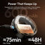 ULANZI ML05 Selfie Light for iPhone - Maglock Magnetic Phone Selfie Ring Light with Mirror, 9000K CRI≥97 Full Angle Portable LED Smartphone Fill Lighting for Travel Vlog Photo Video Recording Black