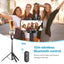 ULANZI 1.6 Meter Selfie Stick SK-03 3 in 1 Stable Phone Stand for Smartphone/Camera/Gopro, Extendable Phone Tripod with Detachable Remote, Compatible with iPhone/Galaxy/Huawei, Etc.