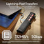 ULANZI CR2 High-Speed 2-in-1 SD TF Card Reader & Case Holder