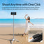 ULANZI Magnetic Phone Tripod, MT85 Auto Open Tripod with Enhanced 4-Leg, 60'' Selfie Stick Extendable Phone Stand, for Content Creation/Vlog, Compatible with iPhone 17/16/15/14/13/12 (Black)