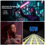 HIFFIN HF-1000 60W RGB LED Stick Light with Grid & Soft Diffuser, 2500K-9900K Adjustable CCT, CRI95+, 24 Effects, 18700Lux@0.5m, App Control, 5200mAh Battery for Photo Video Shooting Use for Creators