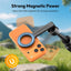 ULANZI SK26 Magnetic Phone Tripod 44.5‘’, 2-in-1 Selfie Stick Tripod Stand with Remote 33Ft, Portable Magnet Extendable Cell Phone Tripod Stand for Vlog/Travel/Video Recording/Streaming/Selfies