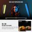 HIFFIN HF-550 RGB LED Stick Light with 30W Power, RGB CCT HSI Mode, 2500K-9900K Adjustable, 24 FX Effect, Detachable Diffuser, App Control, 4000mah Battery Stick Light for Photography & Videography