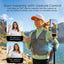HIFFIN H8 AI-Powered 360° Auto Face Tracking Selfie Stick Tripod | 63-inch/160 cm Long Aluminium Extension Stand for Mobile & Camera | Quad-Leg Stability, Auto Rotation for Vlogging & Shooting