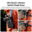 ULANZI Camera Backpack Strap Clip,w Plate Quick Release System, Compatible w Uka & F38 QR Plates, for Sony, Nikon, Fuji, DSLR Action Cam Mount, Bearable Load up to 10kg