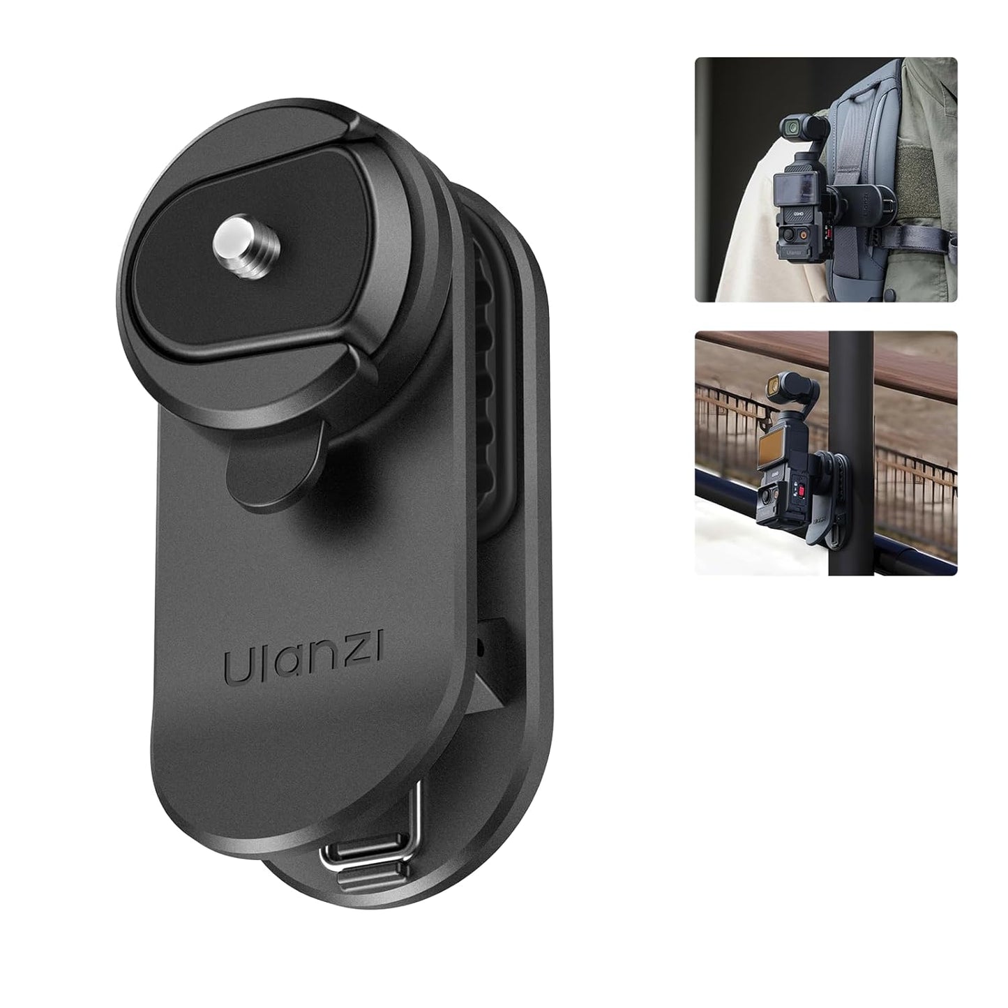ULANZI CK02 Cka Quick Release Camera Clip for Backpack, Magnetic Mount for DJI Osmo Pocket 3 Accessories