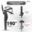 HIFFIN HST-61 Selfie Stick Tripod, 63” Professional Tripod with Wireless Remote, Portable Travel Tripod Stand Compatible with Smartphones & Cameras for Vlogging/Video Recording/Live Streaming