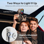 Ulanzi MA07 Magnetic Phone Tripod Mount for Magsafe, Aluminum Camera Phone Mount with 1/4" Screw, Cold Shoe Magnetic Tripod for Camera, Copatibale with iPhone 16/15/14/13/12 Series