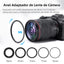 ULANZI RT02 Universal Teleprompter for Tablets, Smartphones and Cameras with Remote Control and 5 Camera Lens Adapter Rings with Cold Shoe Mount and 1/4" Threaded Hole