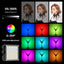ULANZI L090 RGB Video Light, Pocket LED On-Camera Video Lights, Built-in 5000mAh Rechargeable Battery, 360 Full Color 20 Light Effects, CRI≥95 2500-9000K for Photography Vlogging