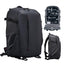 ULANZI Camera Backpack Professional Bag, Water-Resistant Photography Camera Case Anti Theft Travel for Photographers DSLR Mirrorless Camera Lens Tripod Holder 16" Laptop Black 22L