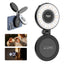 ULANZI Magnetic Selfie Light, LED Fill Light Compatible with Magsafe, LED Selfie Ring Light Included Sticky Ring for Phones, for Selfies/Photography/TikTok/Zoom Calls/Video Conference Color Black