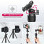 ULANZI MT-34 Extendable Pole Tripod, Selfie Stick with 2 in 1 Phone Clamp, Handle Grip 1/4" Universal Screw, Compatible iPhone 11 Pro Max XS Max X 8 7 Samsung Canon Nikon Sony Cameras, Black