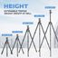 Ulanzi MT-60 Lightweight Camera Tripod, Professional 63.77" Carbon Fiber Travel Tripod with 360°Ball Head, Quick Release Plate for Cameras/DSLR/Projector, Adjustable Height 21.25-63.77 inches