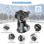 Ulanzi MT-60 Lightweight Camera Tripod, Professional 63.77" Carbon Fiber Travel Tripod with 360°Ball Head, Quick Release Plate for Cameras/DSLR/Projector, Adjustable Height 21.25-63.77 inches