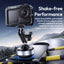 ULANZI SK-23 Electric Camera Suction Cup Mount with 1/4" Screw Hole for GoPro Hero 13/12/11/10/9, Insta360 X5/X4, DJI Osmo Pocket 3/2 Action 5 Pro/4, and Most Small Camera/Action Camera/Phone