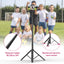 ULANZI SK-03 1.6 Meter Selfie Stick 3 in 1 Stable Selfie Tripod Stand for Smartphone, Extendable Phone Tripod with Detachable Remote, Compatible with Smartphones, Camera, Action Cameras