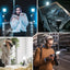 ULANZI L090 RGB Video Light, Pocket LED On-Camera Video Lights, Built-in 5000mAh Rechargeable Battery, 360 Full Color 20 Light Effects, CRI≥95 2500-9000K for Photography Vlogging