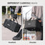ULANZI Carrying Bag with Movable Foam Padded for Studio Light, Light Stands, Mini Softboxes, Durable Oxford Cloth Transit Bag Travel Case with Shoulder Strap & Handle, 17.13'' x 10.83'' x 8.27'',OM-01