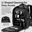 ULANZI BC007 Camera Bag, Tactical Camera Backpack 28L Lightweight Aluminum Frame Travel Bag for Photographers Women Men DSLR Camera Case