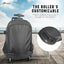 Hiffin 2-in-1 Convertible Backpack Rolling Case for Cameras and Gear with Great Capacity, User-Friendly Design, and Durable Waterproof Construction - Travel in Style