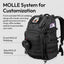ULANZI BC007 Camera Bag, Tactical Camera Backpack 28L Lightweight Aluminum Frame Travel Bag for Photographers Women Men DSLR Camera Case