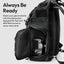 ULANZI BC007 Camera Bag, Tactical Camera Backpack 28L Lightweight Aluminum Frame Travel Bag for Photographers Women Men DSLR Camera Case