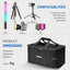 ULANZI Carrying Bag with Movable Foam Padded for Studio Light, Light Stands, Mini Softboxes, Durable Oxford Cloth Transit Bag Travel Case with Shoulder Strap & Handle, 17.13'' x 10.83'' x 8.27'',OM-01