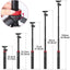 ULANZI MT-44 Extendable Phone Tripod, 44 Selfie Stick with 360° Ball Head, Compatible with iPhone, Sony, Canon, Gopro, Lightweight for Travel, Black